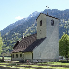 Bings Bludenz Heiligste Dreifaltigkeit, 1953 - 1955 Architekt Werner Pfeiffer