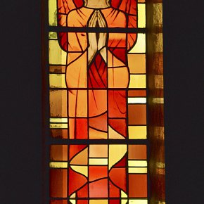 Bludenz, Heilig-Kreuz-Kirche, Carl Rieder,1934, Zwölf Apostel Rieder 1934 Engel