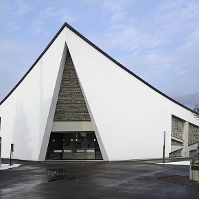 Bregenz Kolumban Kirche Arch. Hans Burtscher 1962/66 Betonglas Walter Haegele