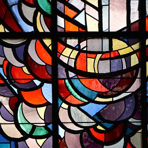 Bregenz, Pfarrkirche Mariahilf, Detail Leopold Fetz 1976