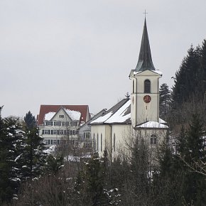 Bregenz Fluh Wallfahrtskirche St. Wendelin 1846/47 Neubau nach Plan von Gabriel Malaun, 1849 geweiht