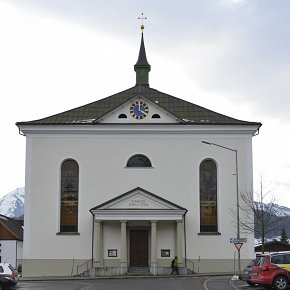 Hittisau, Pfarrkirche Hl. Drei Könige, 1841- 45 Neubau