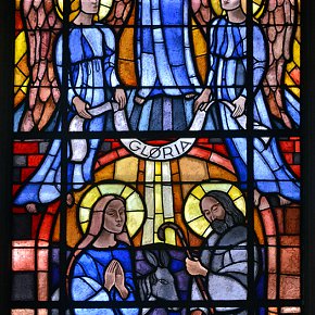 Hohenems, Pfarrkirche Hl. Karl Borromäus, Christi Geburt, Fritz Krcal, 1951