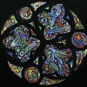 Häusle Martin Feldkirch Dom Entwurf Rosette Engel 1960