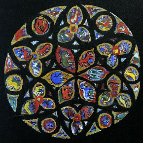 Häusle Martin Feldkirch Dom Entwurf Karton Rosette Schöpfung 1960