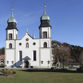 Bildstein, Wallfahrtskirche zu Unserer Lieben Frau Maria Heimsuchung 1663 Baubeginn