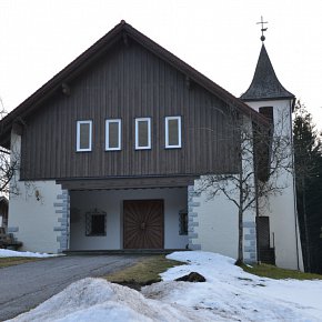 Langen bei Bregenz, Fatimakapelle auf dem Stollen,1952  Arch. Willi Braun