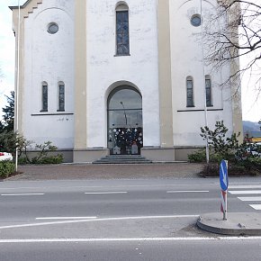 Lauterach, Pfarrkirche Hl. Georg, Neubau 1879, 1887 geweiht