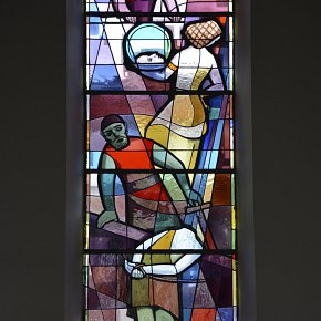 Lingenau, Pfarrkirche Heiliger Johannes der Täufer, Enthauptung Johannes d. Täufers ,Konrad Honold 1963