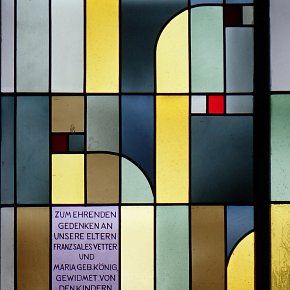 Lustenau, St. Peter und Paul, Widmung, Edzard Seeger, 1953