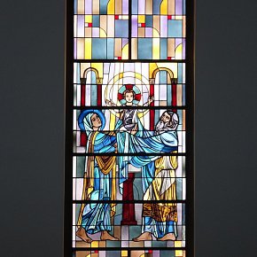 Lustenau, St. Peter und Paul, Aufopferung im Tempel, Edzard Seeger, 1953