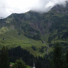 Schröcken am Ende des Bregenzerwaldes