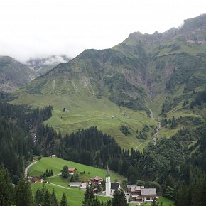 Blick auf Schröcken