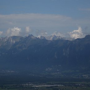 Blick von Viktorsberg über das Rheintal