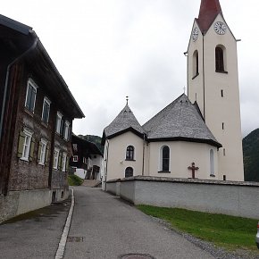 Warth, Pfarrkirche Hl. Sebastian, Neubau 1893-1895, Plan Fidel Kröner